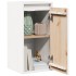 Armario de pared de madera maciza de pino blanco 30x30x60