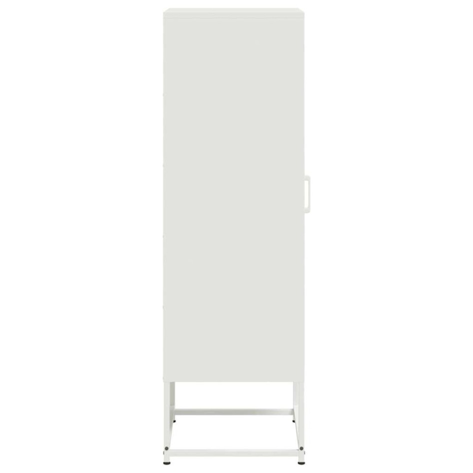 Aparador de acero blanco 36x39x123