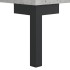 Mueble de TV madera contrachapada gris hormigón 150x30x44,5