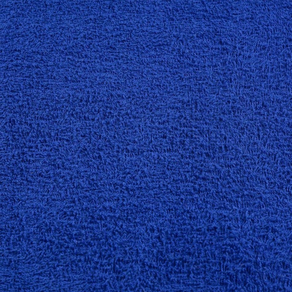 Toallas 4 uds 100% algodón azul 100x200 cm 600