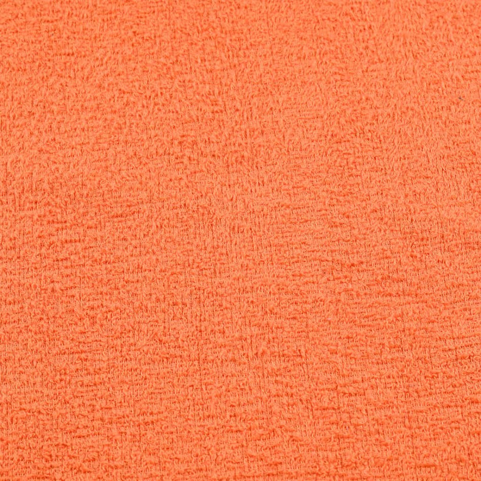 Toallas 4 uds 100% algodón naranja 100x200 cm 600