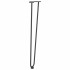 Patas de mesa tipo horquilla 4 uds acero macizo antracita 72