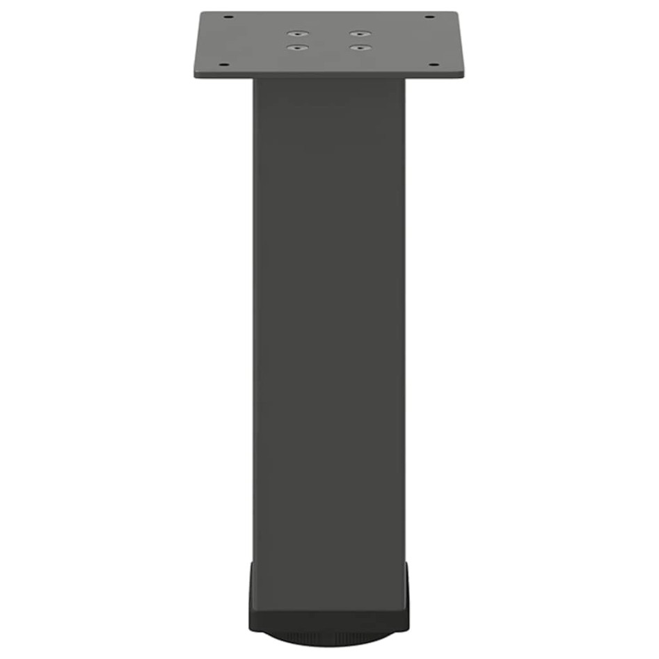 Patas para mesa de centro 4 uds acero antracita 42-44