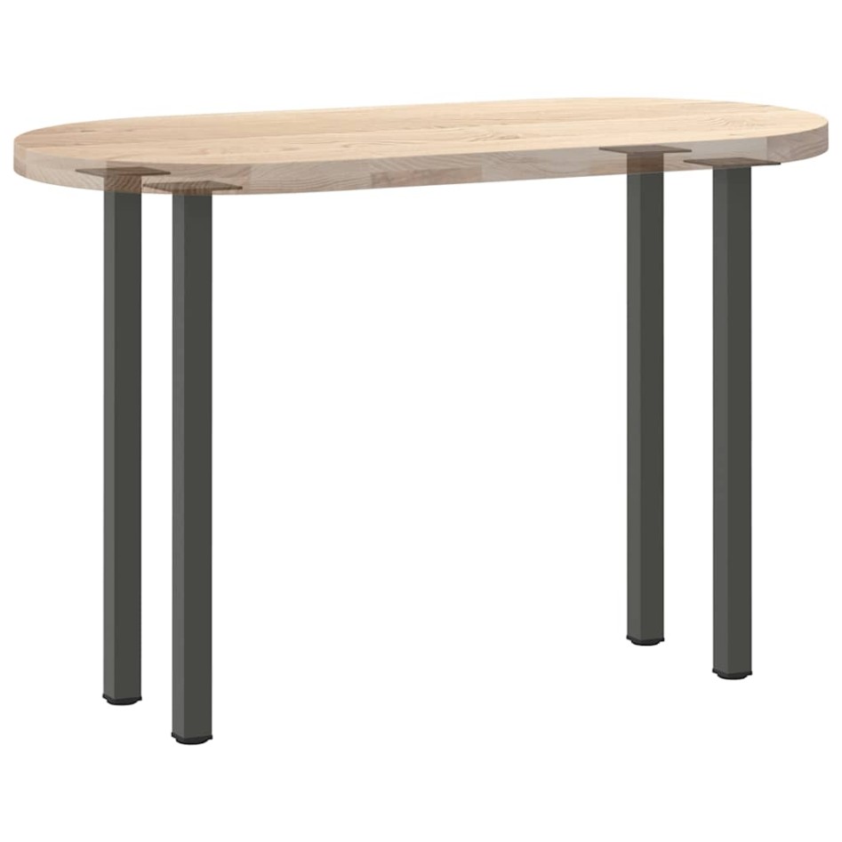 Patas para mesa de centro 4 uds acero antracita 72-74