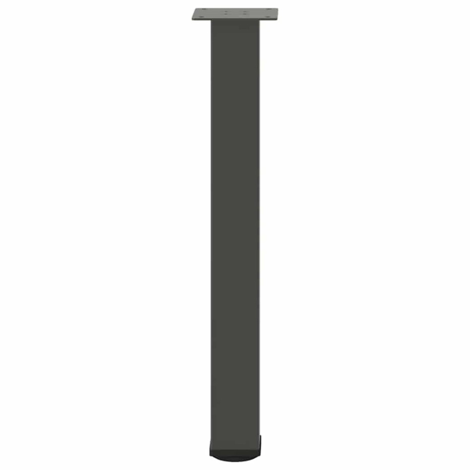 Patas para mesa de centro 4 uds acero antracita 72-74