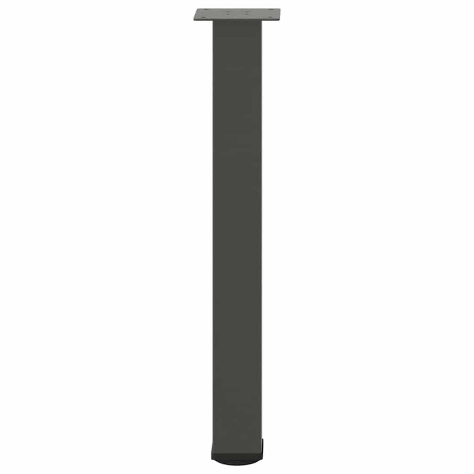 Patas para mesa de centro 4 uds acero antracita 72-74