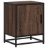 Mesitas noche 2 uds madera ingeniería marrón roble 40x31x50