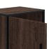 Mesitas noche 2 uds madera ingeniería marrón roble 40x31x50