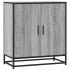 Aparador madera ingeniería y metal gris Sonoma 68x35x76