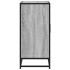 Aparador madera ingeniería y metal gris Sonoma 68x35x76