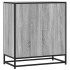 Aparador madera ingeniería y metal gris Sonoma 68x35x76