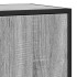 Aparador madera ingeniería y metal gris Sonoma 68x35x76