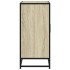 Aparador madera ingeniería y metal roble Sonoma 68x35x76