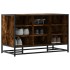 Banco zapatero madera de ingeniería roble ahumado 84x40x53,5