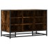 Banco zapatero madera de ingeniería roble ahumado 84x40x53,5