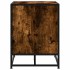 Banco zapatero madera de ingeniería roble ahumado 84x40x53,5