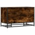 Banco zapatero madera de ingeniería roble ahumado 84x40x53,5