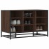 Banco zapatero madera de ingeniería marrón roble 84x40x53,5
