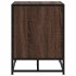 Banco zapatero madera de ingeniería marrón roble 84x40x53,5