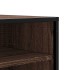 Banco zapatero madera de ingeniería marrón roble 84x40x53,5