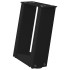 Patas de mesa de centro forma U 2uds acero negro 30x(30-31)