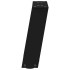 Patas de mesa de centro forma U 2uds acero negro 30x(30-31)