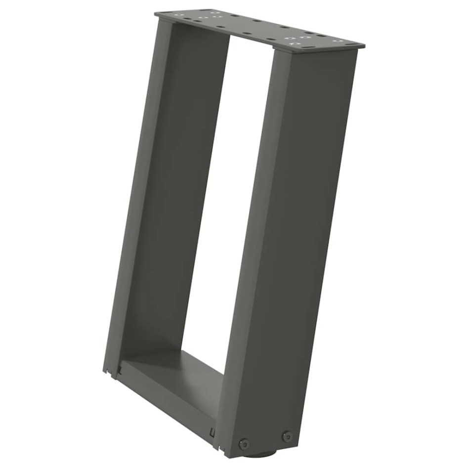 Patas para mesa de centro en forma de U 2 uds antracita