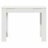 Escritorio de madera contrachapada blanco 100x45x75