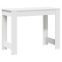 Escritorio de madera contrachapada blanco 100x45x75