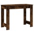 Escritorio de madera contrachapada roble ahumado 100x45x75