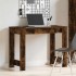 Escritorio de madera contrachapada roble ahumado 100x45x75