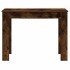Escritorio de madera contrachapada roble ahumado 100x45x75