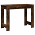 Escritorio de madera contrachapada roble ahumado 100x45x75