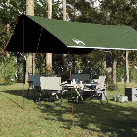 Lona de camping impermeable verde 460x305x210