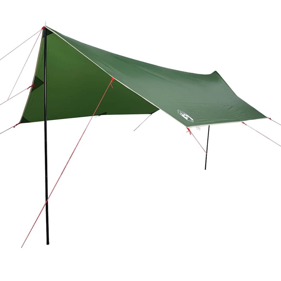 Lona de camping impermeable verde 460x305x210
