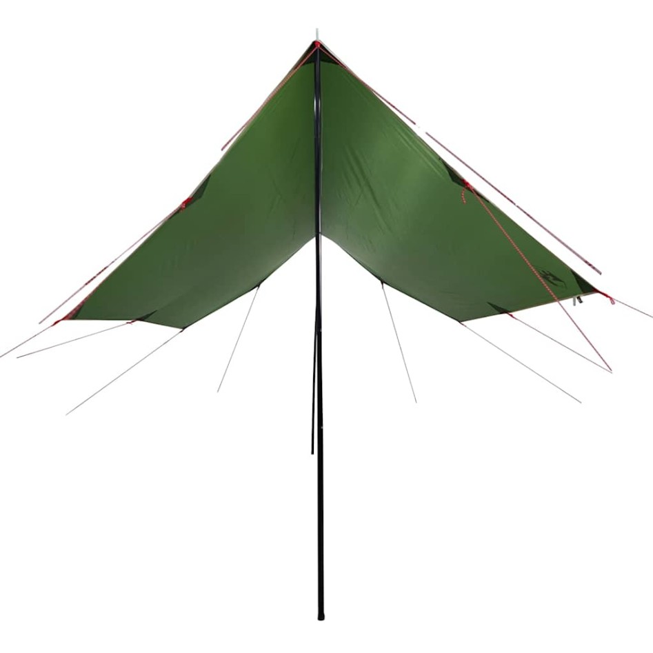 Lona de camping impermeable verde 460x305x210