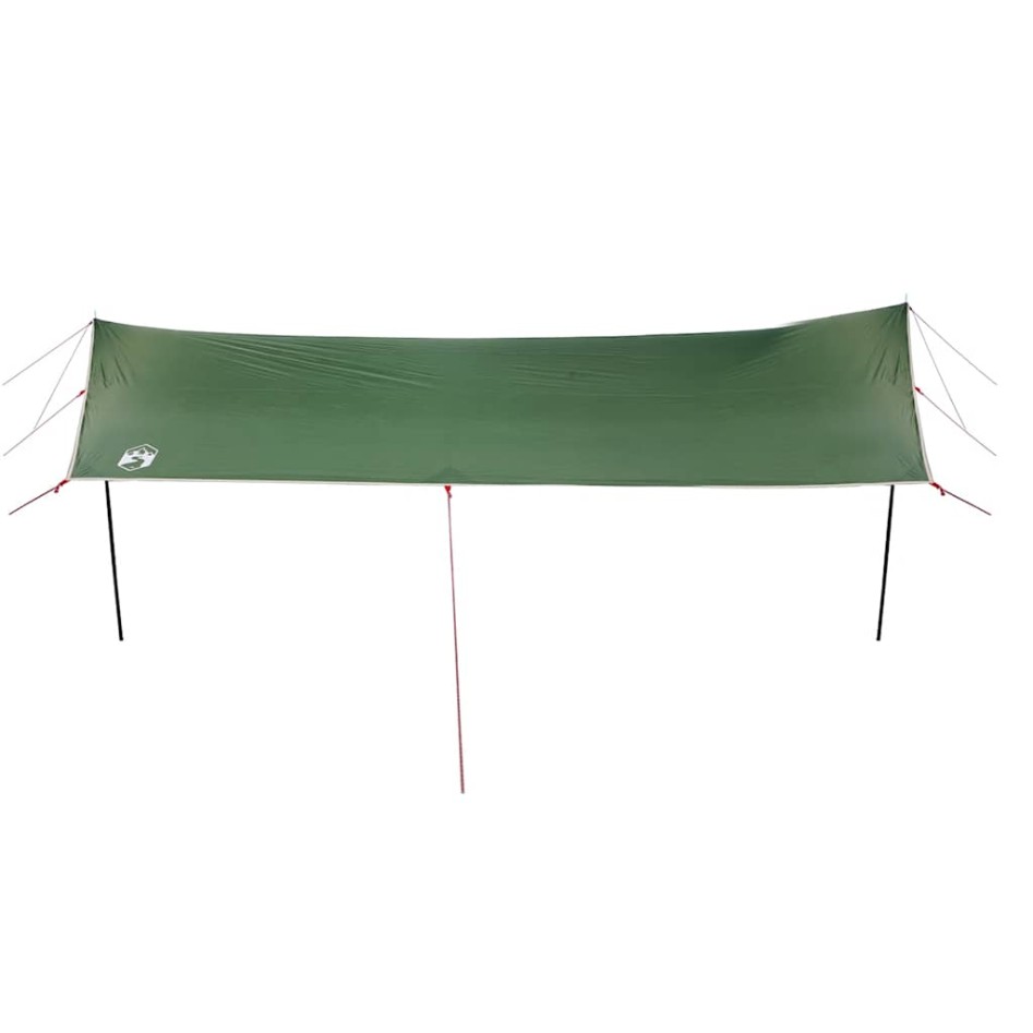 Lona de camping impermeable verde 460x305x210