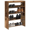 Mueble zapatero madera contrachapada madera vieja 60x25x81 cm