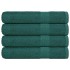 Toallas 4 piezas verde 100x200 cm 360 gsm 100%