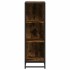 Estantería madera de ingeniería roble ahumado 33,5x33x107,5