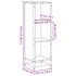 Estantería madera de ingeniería roble ahumado 33,5x33x107,5