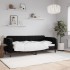 Sofá cama terciopelo negro 80x200