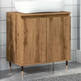 Armario de baño madera de ingeniería roble artisan 58x33x60
