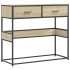 Mesa consola de madera de ingeniería roble Sonoma 90x35x80
