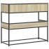 Mesa consola de madera de ingeniería roble Sonoma 90x35x80