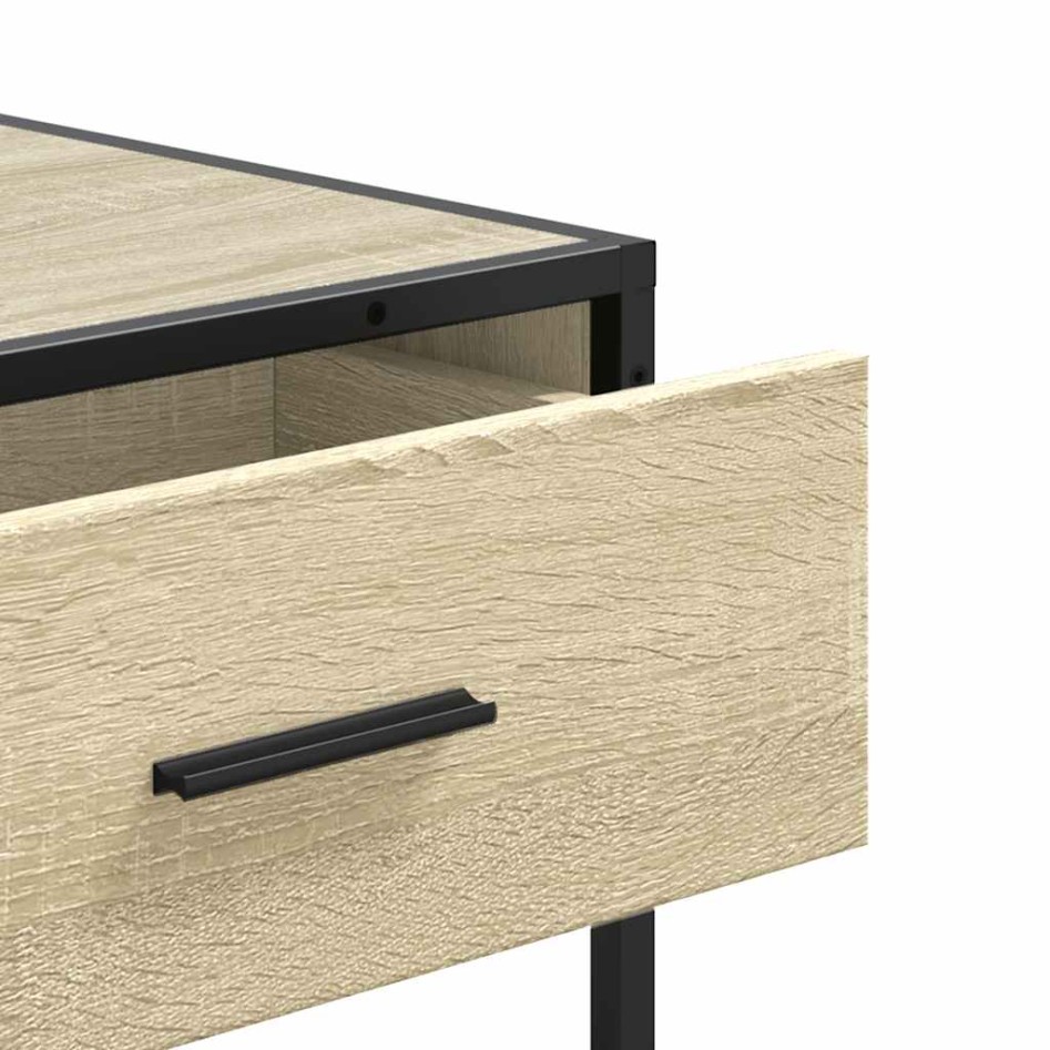 Mesa consola de madera de ingeniería roble Sonoma 90x35x80