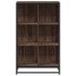 Estantería madera de ingeniería marrón roble 65,5x33x107,5