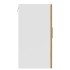 Armario de pared para cocina puerta cristal Porto roble