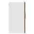 Armario de pared para cocina puerta cristal Porto roble