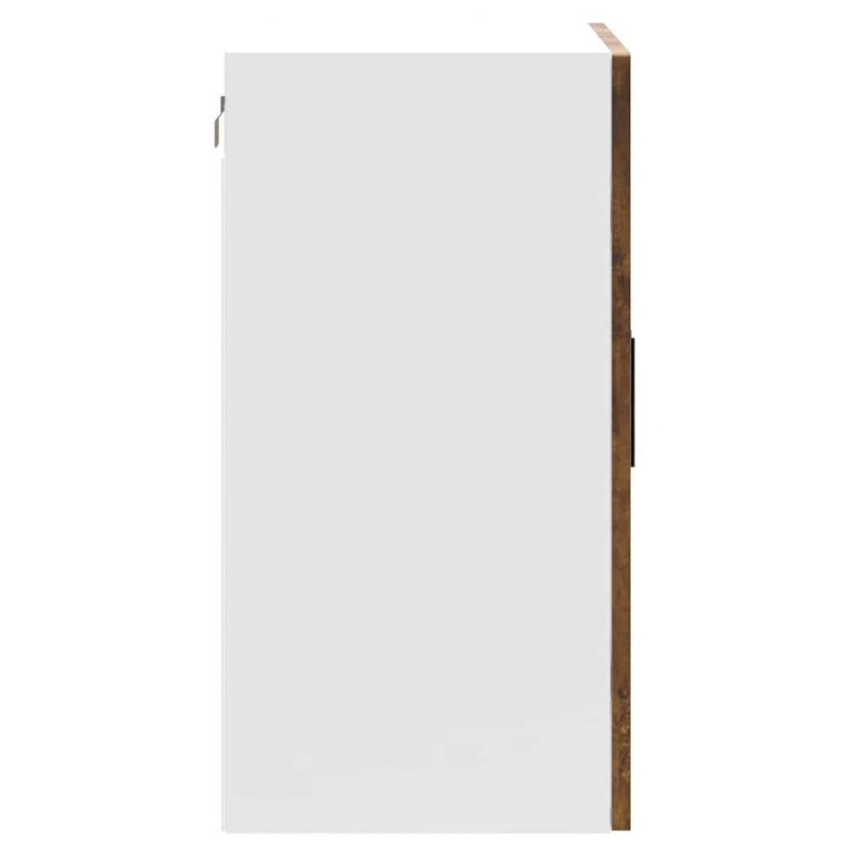 Armario de pared para cocina puerta cristal Porto roble